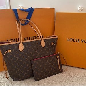 Louis Vuitton Neverfull MM Authentic